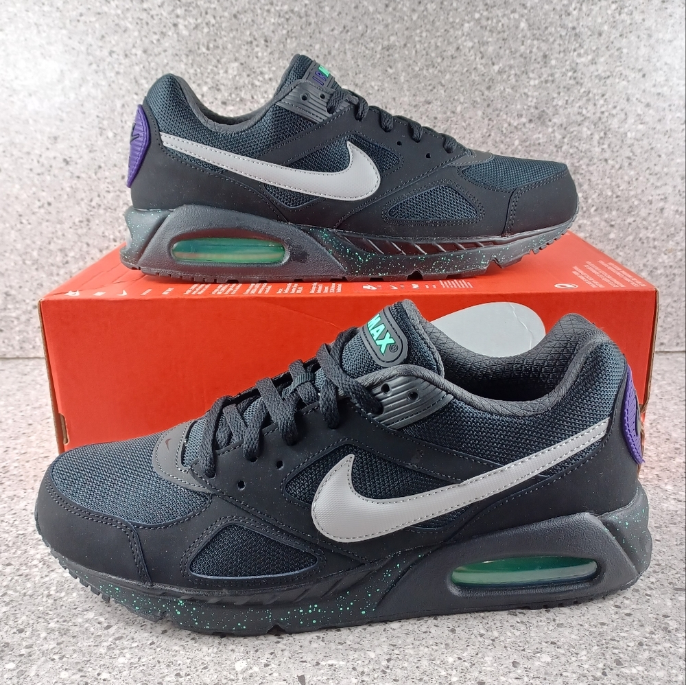 Nike Air Max IVO Black Metallic Silver Sneakers Shoes